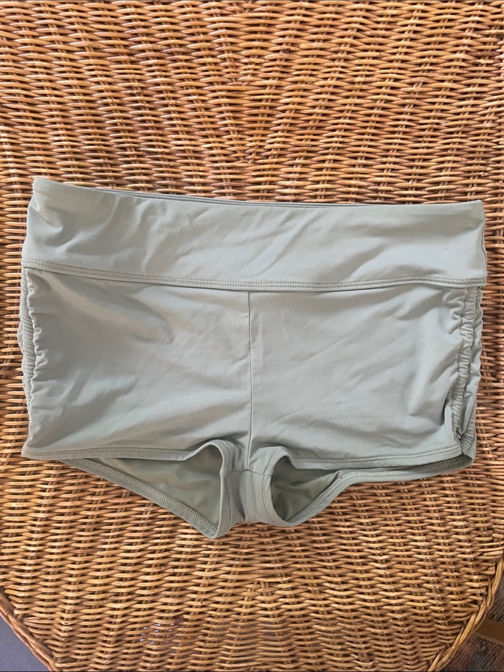 Athleta Sage Green Swim Boyshorts